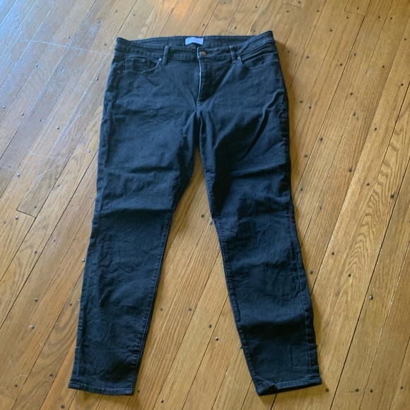 Loft black curvy skinny jeans - Picture 2 of 5